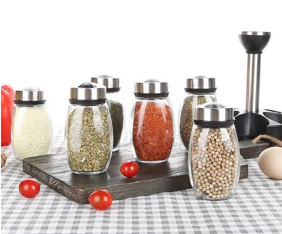 Spice Bottle Lightweight Strong Sealing Durable Rotated Spice Shelf Rack