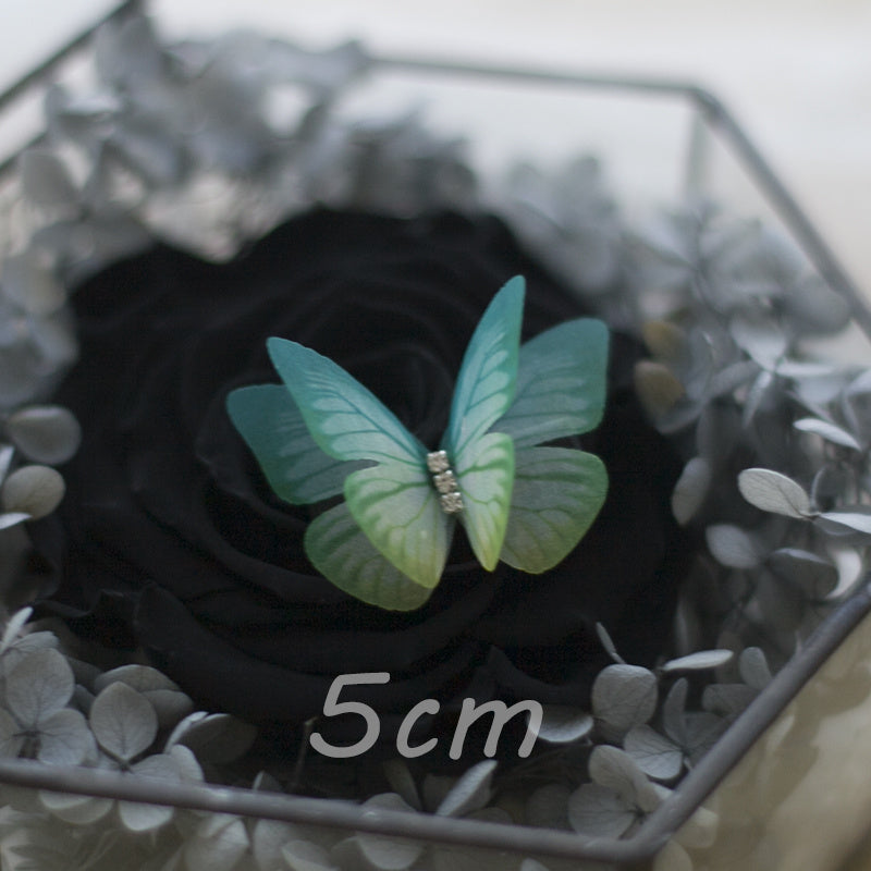 National Style Tulle Butterfly Hairpin Hem