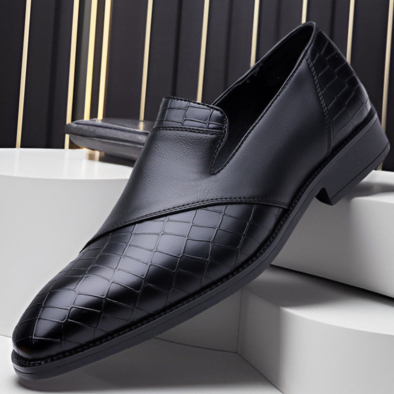 Plus Size Men's British Business Dress Leather Shoes