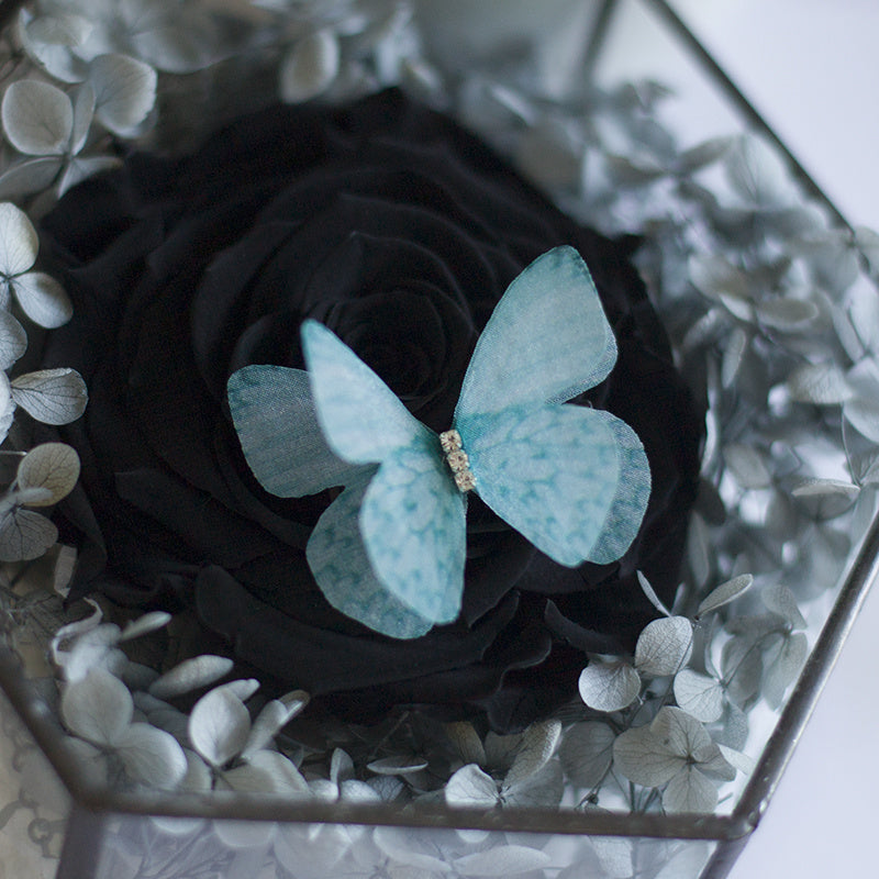 National Style Tulle Butterfly Hairpin Hem