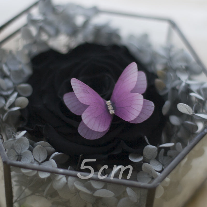 National Style Tulle Butterfly Hairpin Hem