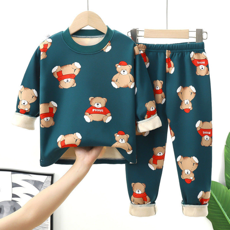 Fashion Personalized Children's Thermal Underwear Suit