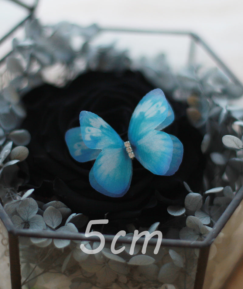 National Style Tulle Butterfly Hairpin Hem