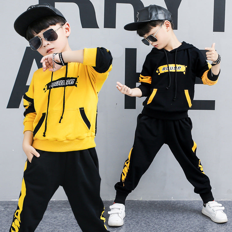 Boy's Hooded Sports Suit – Stylish & Comfortable Activewear for Kids