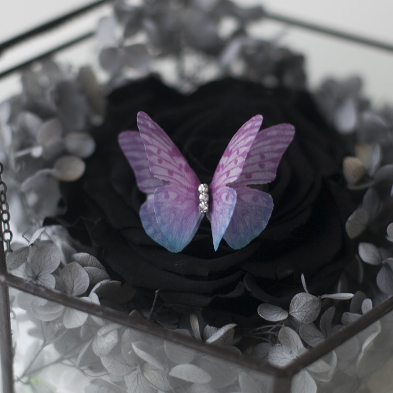 National Style Tulle Butterfly Hairpin Hem