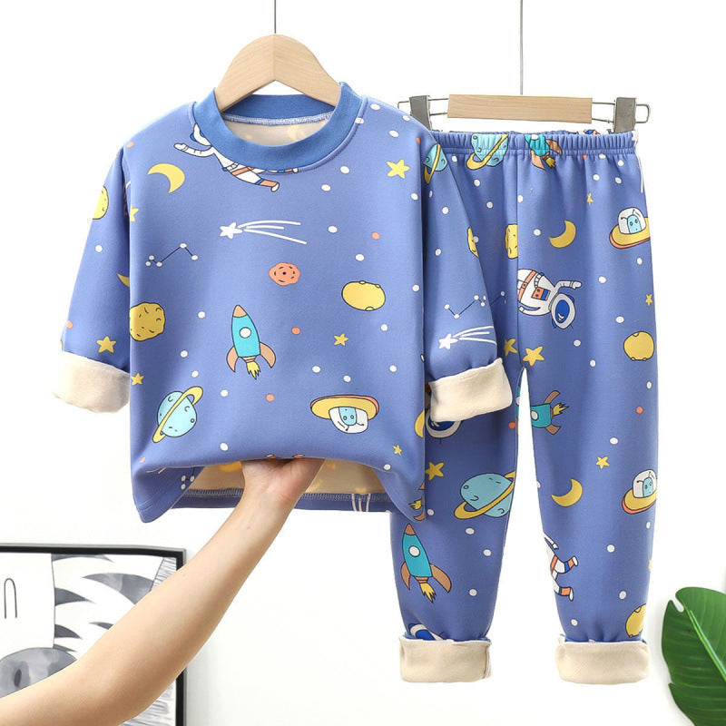 Fashion Personalized Children's Thermal Underwear Suit