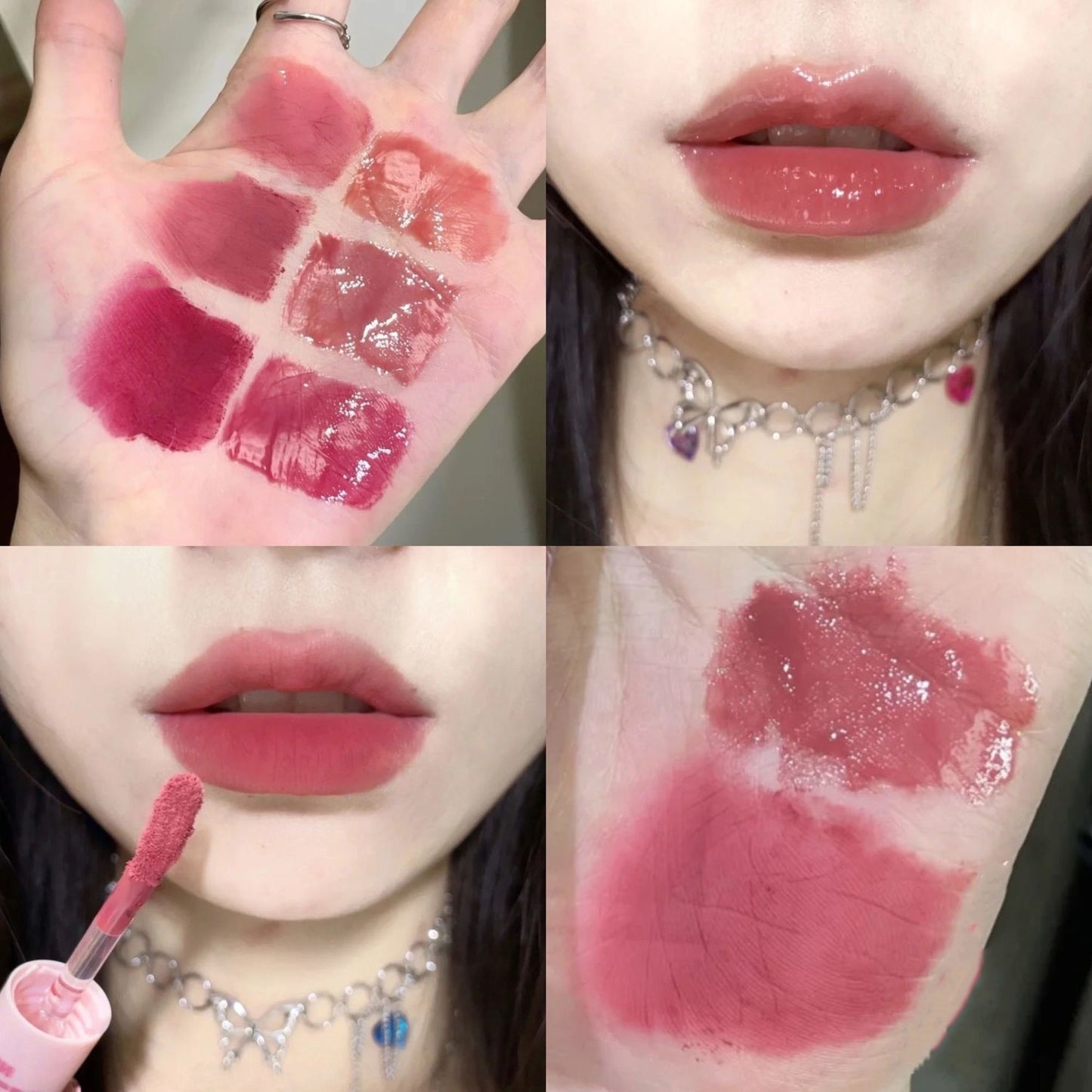 Simple Moisturizing Long-lasting Double-headed Lip Lacquer