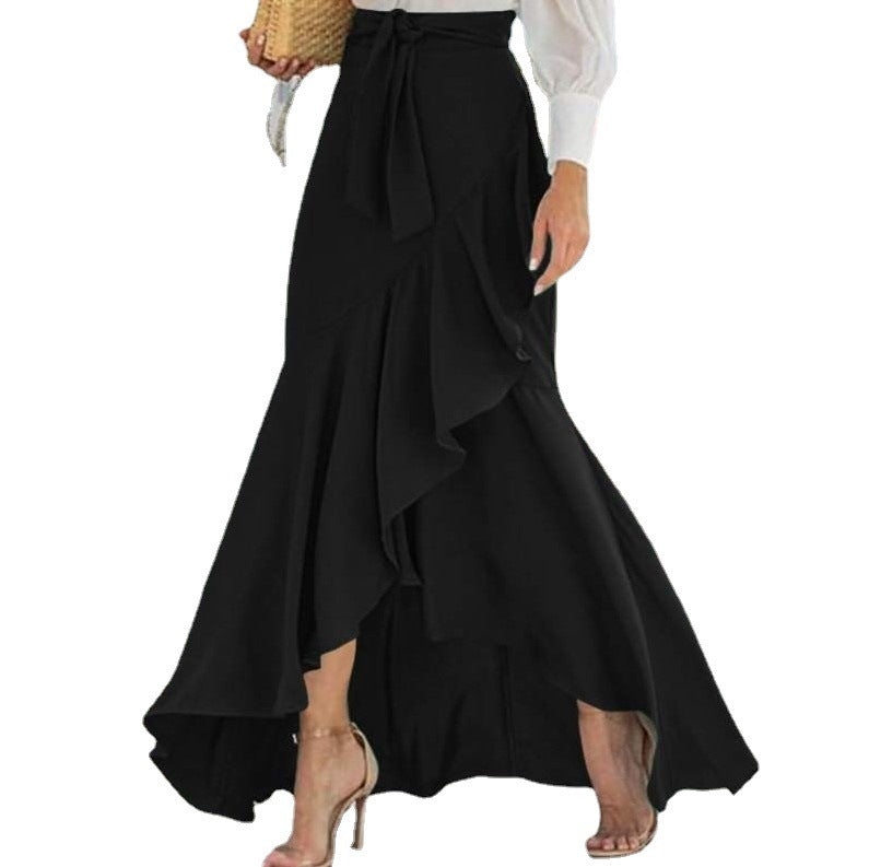 Irregular Skirt With High Waist