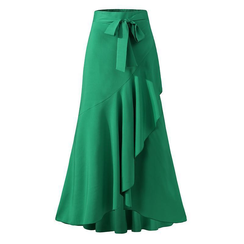 Irregular Skirt With High Waist