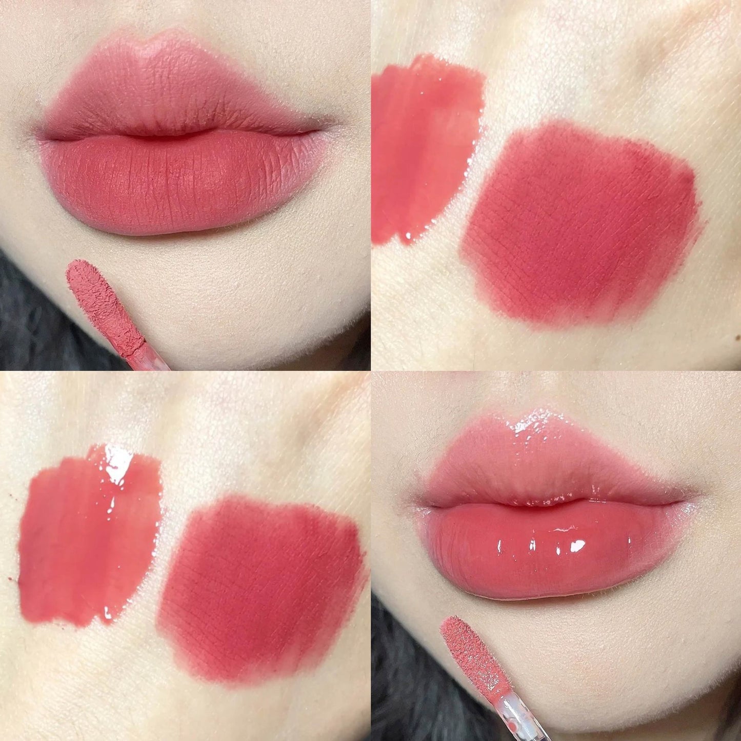 Simple Moisturizing Long-lasting Double-headed Lip Lacquer