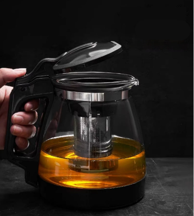 High Temperature Resistant Thickened Glass Scented Teapot